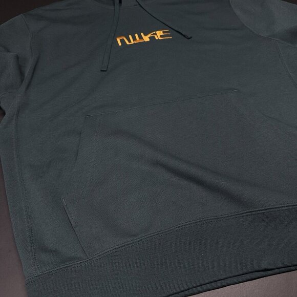 Nike Club Fleece Pullover Soccer Hoodie FB6574-328 Green Men’s Sizes - Picture 5 of 8